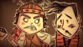 Wes and Wigfrid as seen in the DST Release trailer.