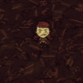 Wigfrid standing on Scaled Flooring.