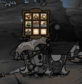 An example of the contents in a large ornate chest in Don't Starve Together.