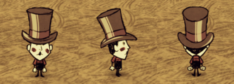 Wes wearing a Top Hat.