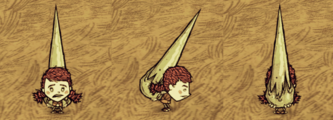 Wigfrid carrying a tall Glass Spike.