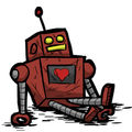 Original HD Lying Robot icon from Bonus Materials from CD Don't Starve.