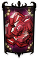 Loyal Rosy Red Amulet Portrait