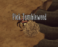 "Pick Tumbleweed" prompt.