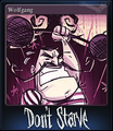Wolfgang's Steam Trading Card for Don't Starve.