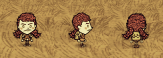 Wigfrid wearing a Backpack.