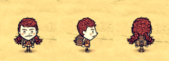 Wigfrid wearing a Booty Bag.