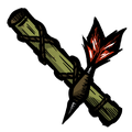 Original HD Fire Dart icon from Bonus Materials from CD Don't Starve.