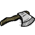 Original HD Axe icon from Bonus Materials from CD Don't Starve.