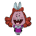 Animated gif of Wilba's old sprite in-game.