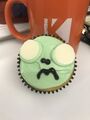 Wurt as cupcake, that was maded by Elaine Chen (artist at Klei Entertainment) for Halloween