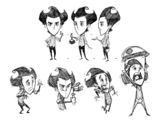 Poses of Wilson for the Forbidden Knowledge trailer.