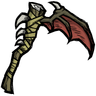 Woven - Elegant Bat Scythe Reap some grim bodies with this bat scythe. Xem trong game