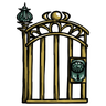 Woven - Distinguished Antique Brass Gate For those who prefer security over a warm welcome. Xem trong game