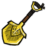 Woven - Elegant Ornate Nordic Shovel A resplendent golden shovel, its design reminiscent of days of yore. Xem trong game