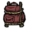 Spiffy Rucksack A rustic rucksack in a 'koalefant trunk red' color. Xem trong game
