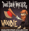 Woodie trong ảnh phim hoạt hình ngắn cho cập nhật nhân vật của ông ấy.