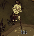 Wickerbottom bị cắn khi câu, trong lúc ở tùy chọn "Hook".