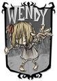An image of Wendy in her upcoming "creepy" skin found in the game's files.