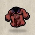 "Higgsbury Red" Pleated Shirt Collection Icon