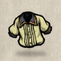"Follicle Yellow" Pleated Shirt Collection Icon