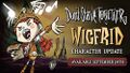 Áp phích quảng cáo cho việc làm mới nhân vật của Wigfrid.