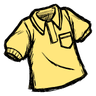 Common Collared Shirt A 'downright neighborly yellow' colored polo shirt. Don't let your collar flap in the wind. See ingame