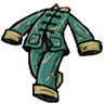 Event Silk Pajamas Luxurious PJs in a handsome 'doydoy teal'. See ingame