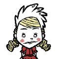 Winnie. She has the same pigtails, small eyes, and lips as Wigfrid.