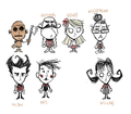 Concept art of Wendy and other characters.