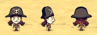 薇格弗德戴着海盜帽。